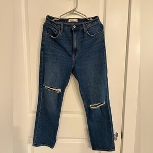 Abercrombie & Fitch Ultra High Rise Ankle Jeans